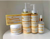 Lemon Glow set (body oil 5.07 fl oz,/body lotion 10.15 fl oz/ serum 1.69 fl oz/face cream 3.53 oz/