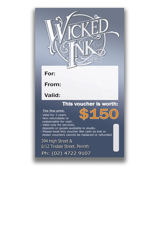 Image of $150 Gift Vouchers