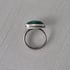 Faceted Green Onyx and Sterling Silver Ring Image 3