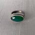 Faceted Green Onyx and Sterling Silver Ring Image 4