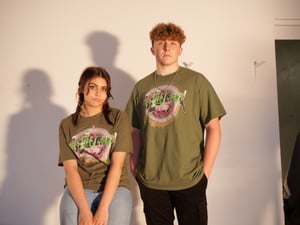 Image of FADED GREEN FLAYBANK T-SHIRT