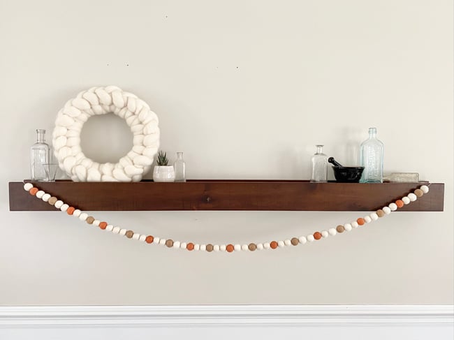 Cozy Colors Felt Ball Garland 