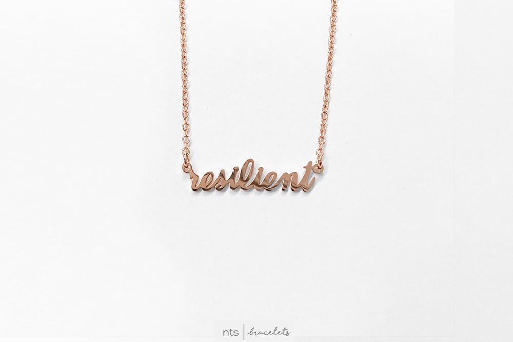 Image of NTS RESILIENT NECKLACE (Rose Gold)