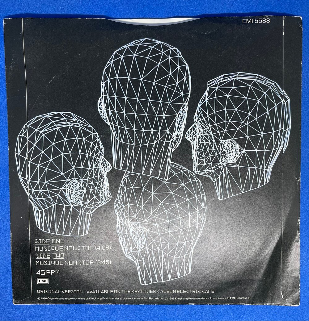 Kraftwerk- Musique Non-Stop 1986 7” 45rpm