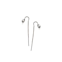 Image 1 of SIMPLE SILVER short drop earrings