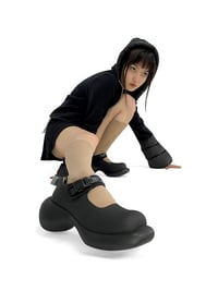 Image 2 of Black Mary Jane Platform Shoes