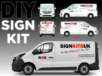 Van sign Cut Vinyl Kit