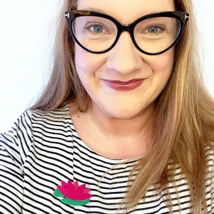 Image of Sarah Millican Well Done Flower Brooch