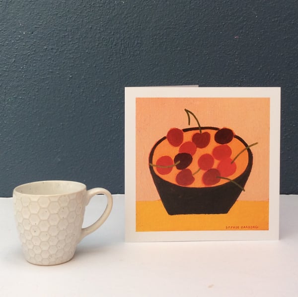 Image of ‘A Bowl of Cherries ‘card