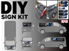 VAN SIGN PANEL INSET PRINTED KIT