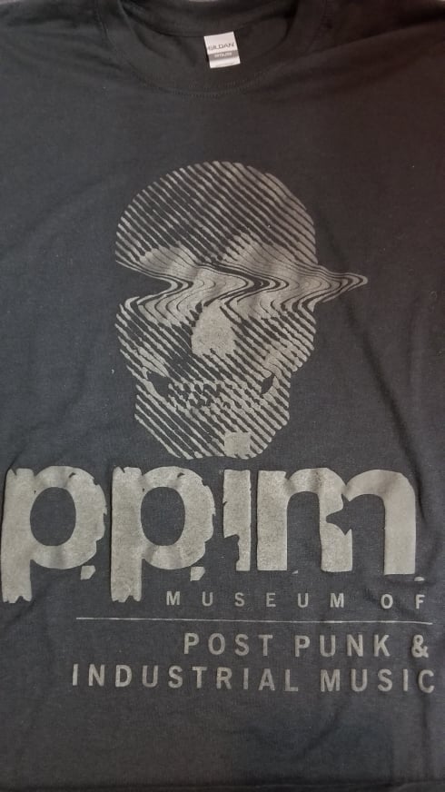 Image of Museum of Post Punk and Industrial Black on Black Puff Ink Shirt