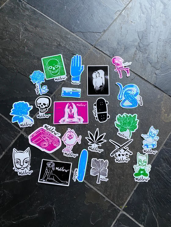 Image of moblow sticker pack