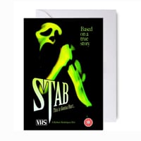 Image 1 of Stab A5 Greetings Card + Envelope (ThirteenSins Original)