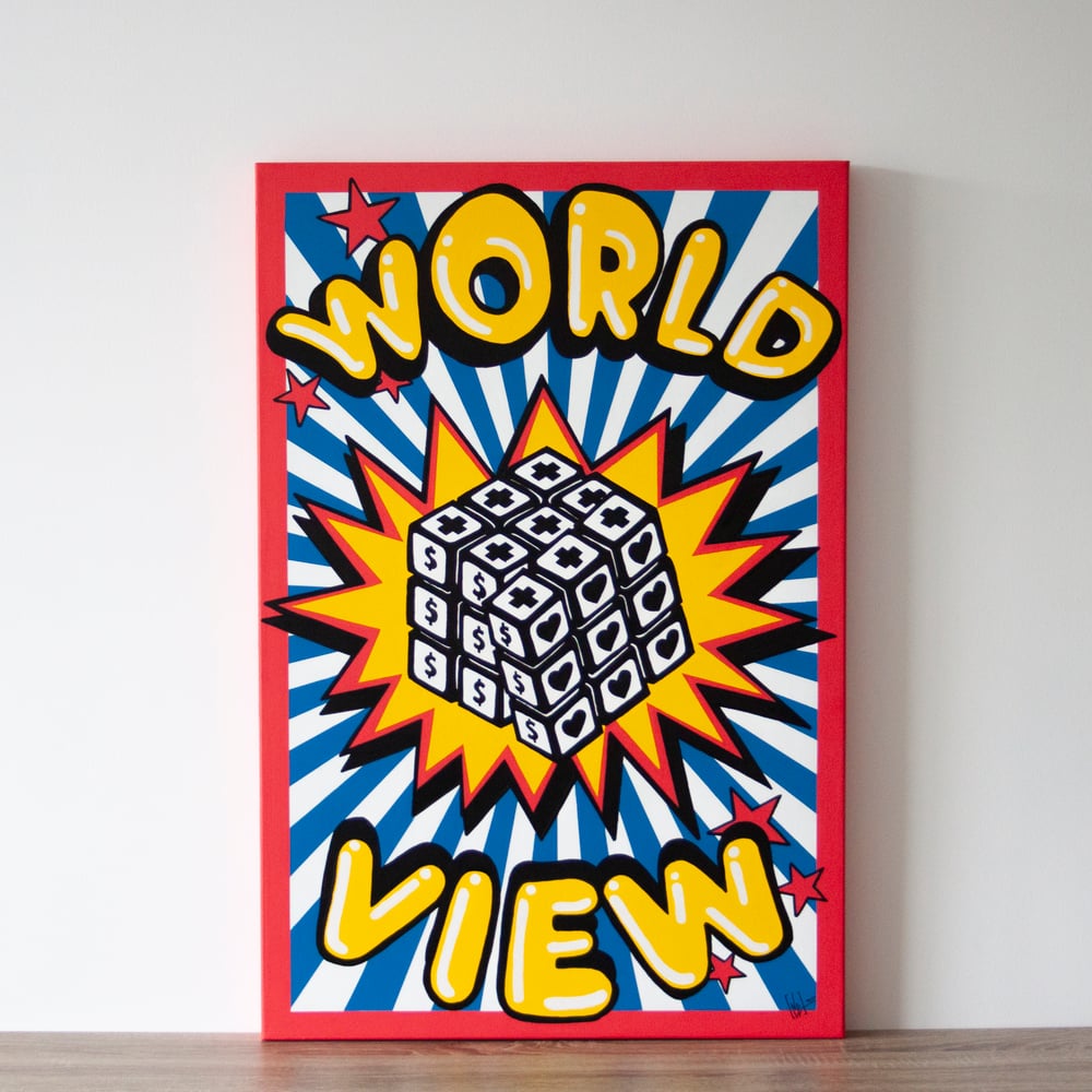 WORLD VIEW (original canvas)