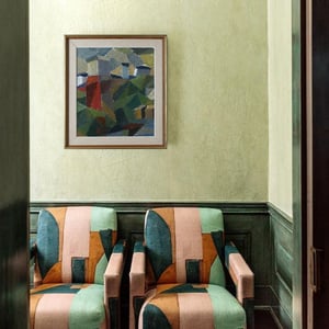 Image of Abstract, Swedish, Landscape Painting, SVEN JOHANSSON