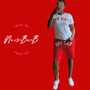 OFF DAY "Raw Edge" Short Set (RED)