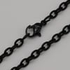 24" BLACK PLATED CHAIN 