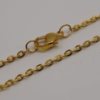 24" GOLD PLATED CHAIN 