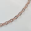 18" ROSE GOLD PLATED IRON CHAIN 