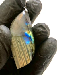 Image 1 of LABRADORITE "BARCODE" PENDANT - MADAGASCAR 