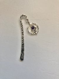 Image 1 of BOOKMARK WITH AMETHYST BEAD 