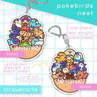 Image 5 of Pokebirds 2" Double-Sided Acrylic Charm