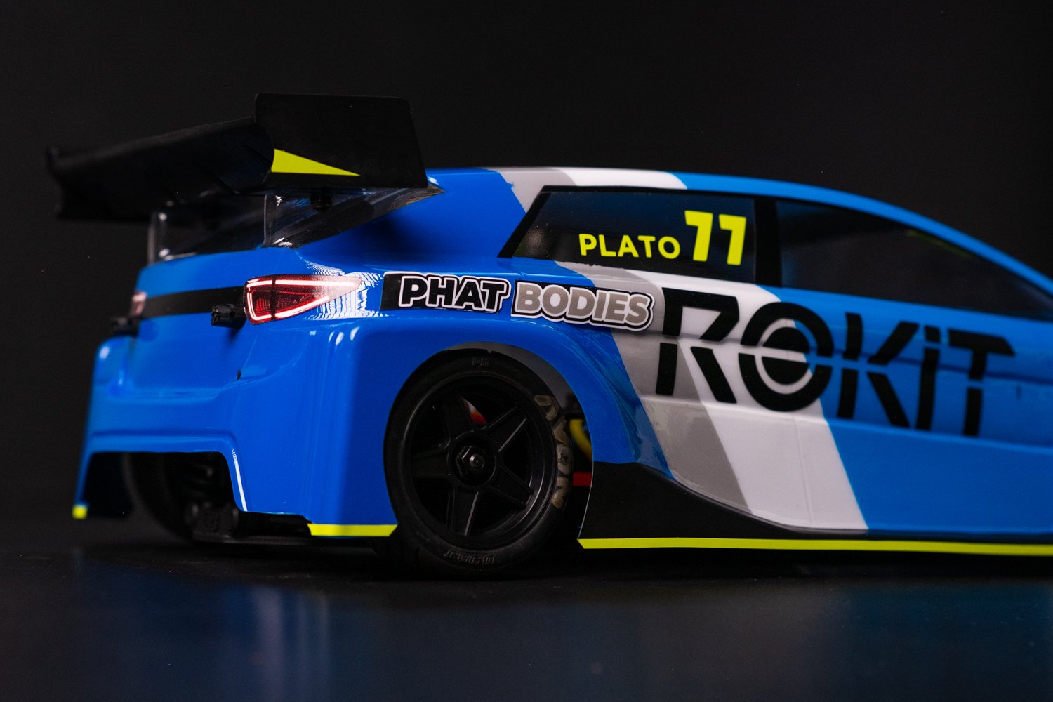 PHAT BODIES 'Mk2 Escort M Chassis' 225mm Body Shell Tamiya M08 M07 M03 M04 M05 E - Foto 3