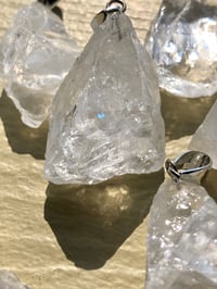 Image 2 of XL CLEAR QUARTZ PENDANT (CHAIN SOLD SEPARATELY) - BRAZIL 