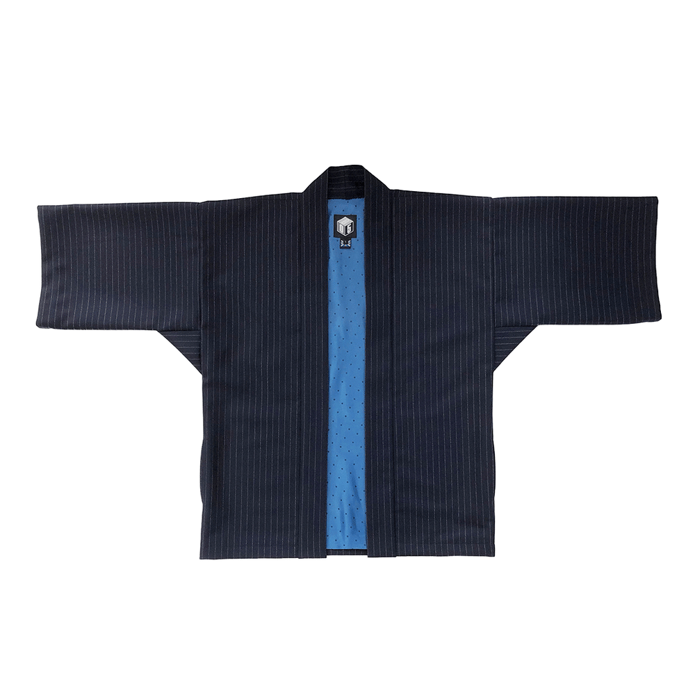 Image of Chalkstripe Wool Kimono