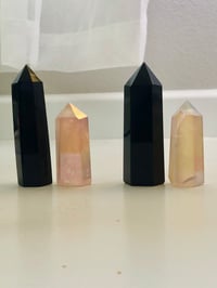 Image 2 of ROSE AURA/OBSIDIAN "SELF LOVE AND PROTECTION" TOWER SET