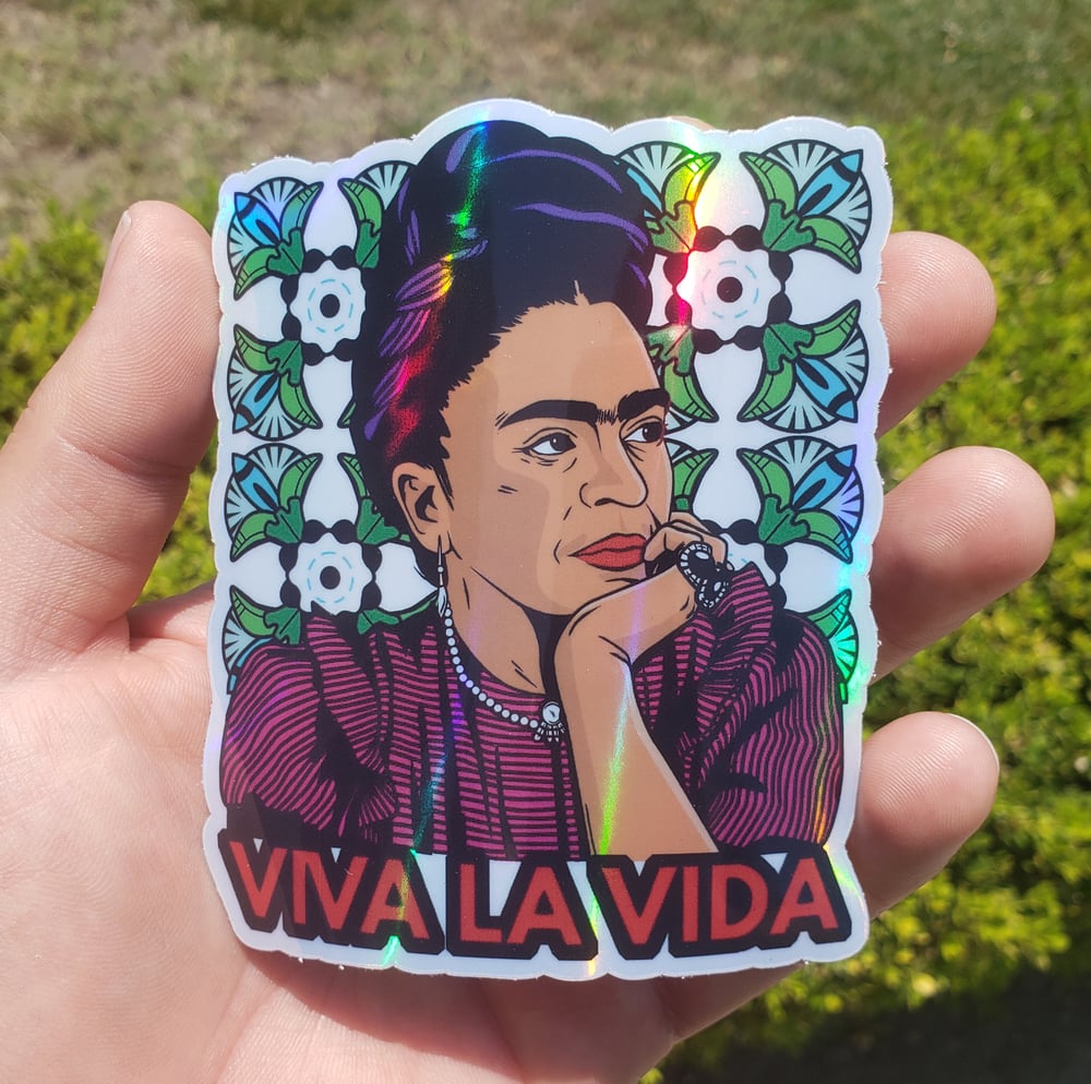 Viva La Vida Holographic Sticker 