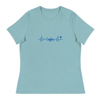 Image 1 of Women's Coffee Heartbeat Tee 