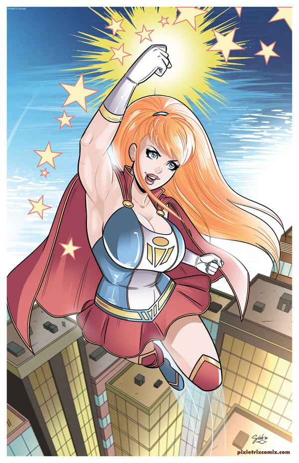Image of Incredibelle Packs A Punch 11"x17" poster