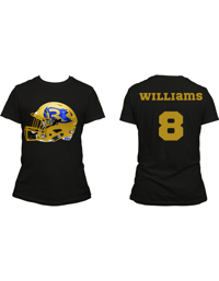 Image 1 of Custom High School Helmet Shirts