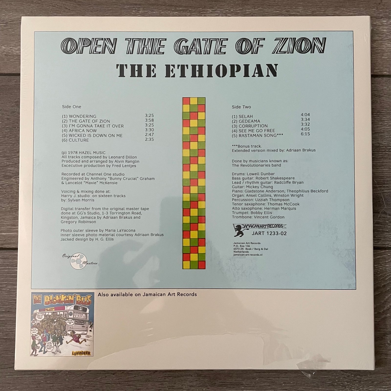 The Ethiopian - Open The Gate Of Zion Vinyl LP | Cali Vibes