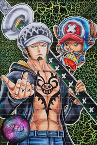 Image 1 of Trafalgar Law und Chopper  Poster