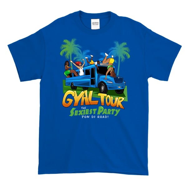 Image of Gyal Tour Forever (Royal Blue T-Shirt)