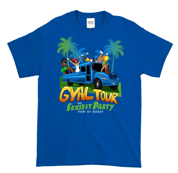 Image of Gyal Tour Forever (Royal Blue T-Shirt)