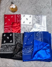 Image 4 of Satin Lined Bandanas