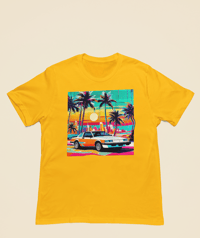 Image 4 of SUNSET DRIVES OCEAN FRONT T-SHIRT