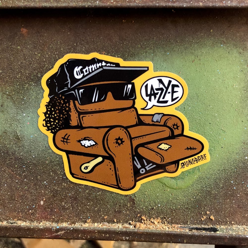 Image of LAZY-E! Sticker 