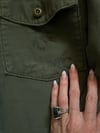 70s army cotton jacket shirt vietnam era