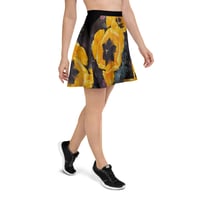 Image 1 of "Sun Gold Tulips" Skater Skirt