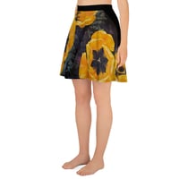 Image 3 of "Sun Gold Tulips" Skater Skirt