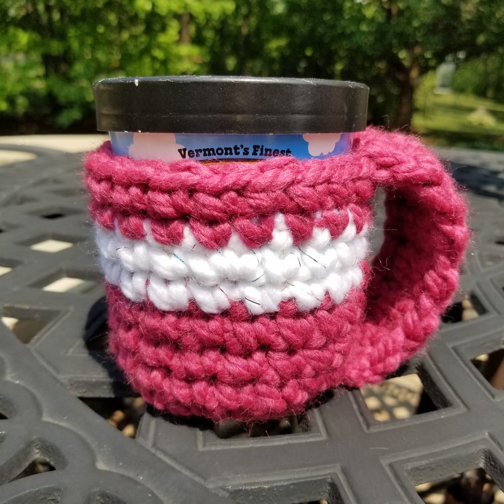 Image of Poppin' Pink Ice Cream Koozie