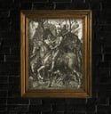 Albrecht Durer poster - "Knight, Death and the Devil / Ritter, Tod und Teufel" - Dürer
