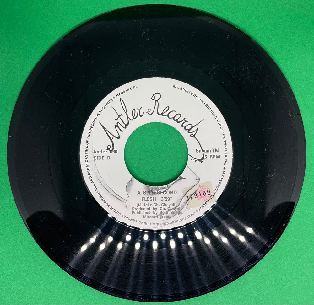 A Split Second - Rigor Mortis/Flesh 1987 7” 45rpm