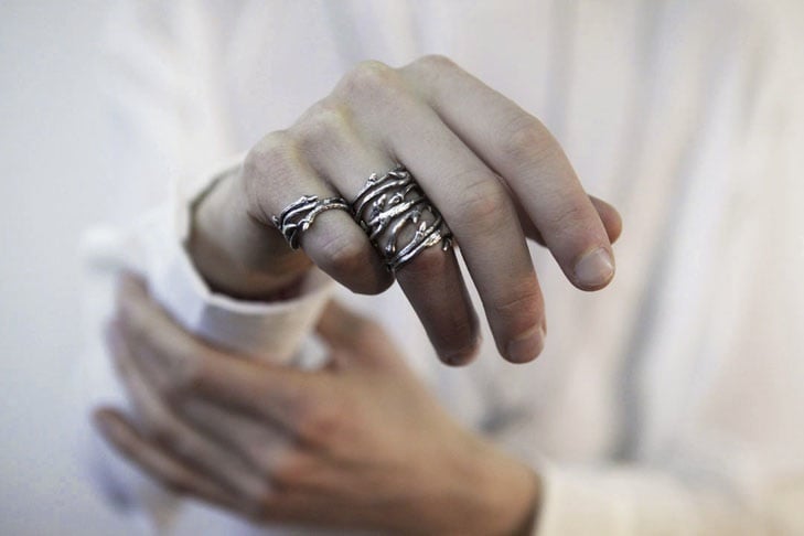 JULIUS Twigリング JULIUS[ユリウス] / GORDINI Claw Ring クロウリング 557ACU1