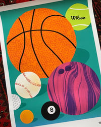 Image 2 of Still Life Poster: Balls
