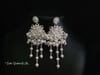 White Gardenia Earrings